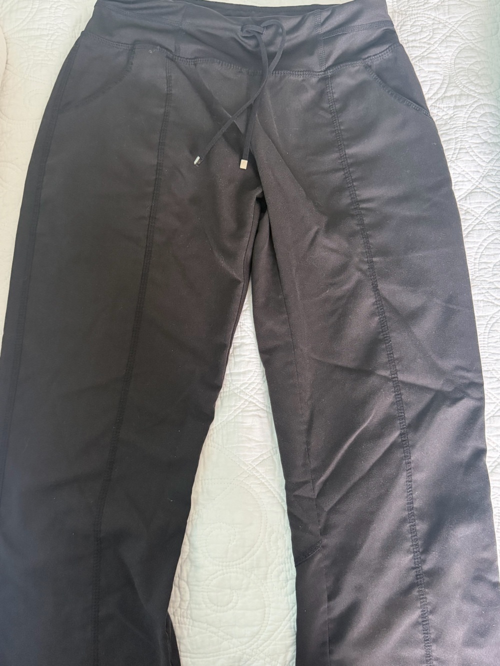 Grey's Anatomy Black Drawstring Waist Pants
